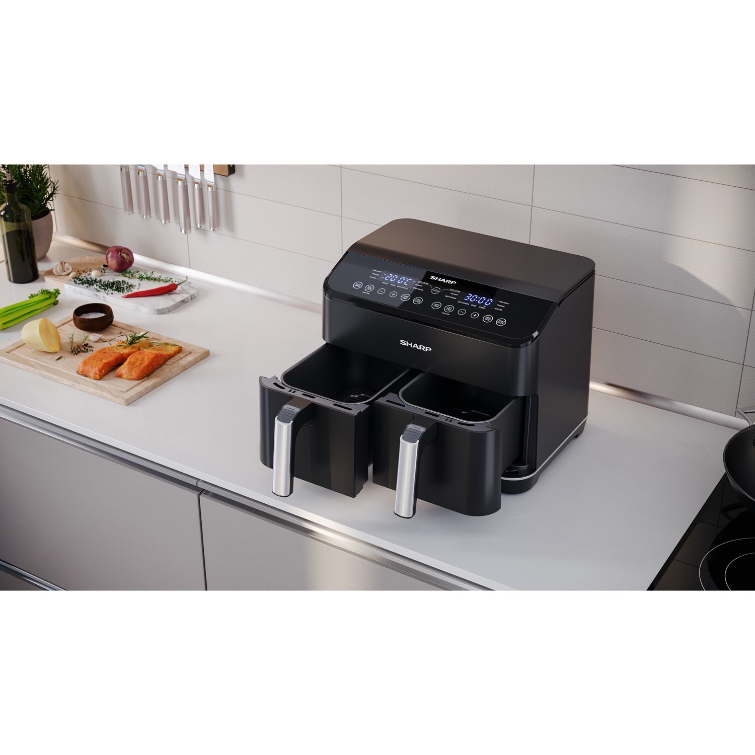 Airfryer Double 2X4L 2X1800W - AF-GD82AE-B