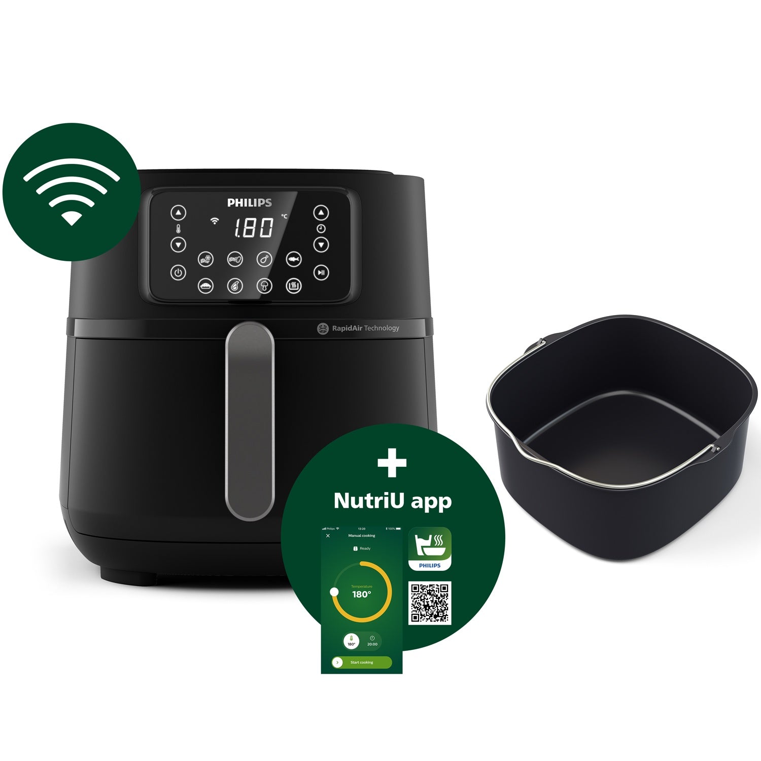 Airfryer HD9285/93 Cosmos XXXL Connected App WiFi