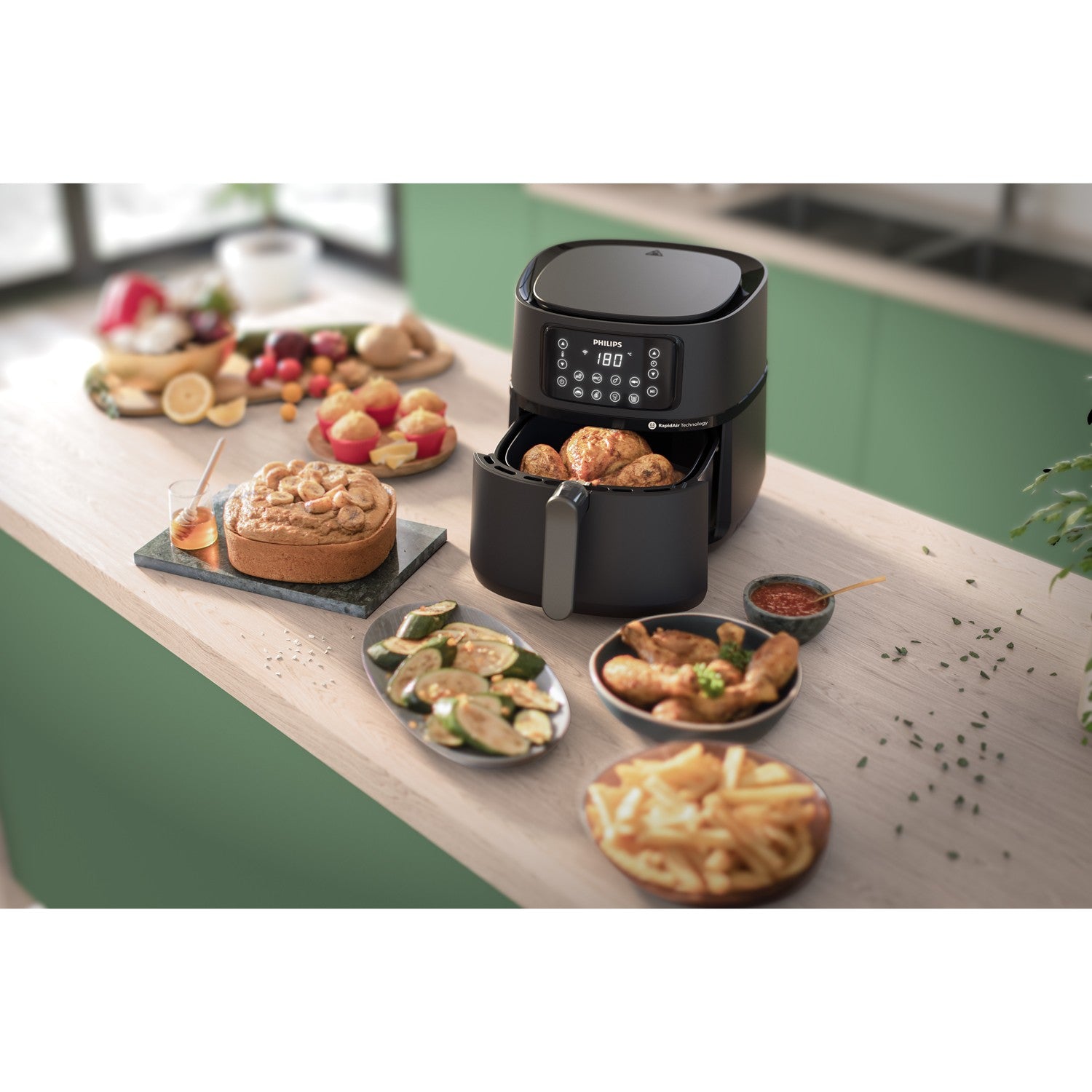 Airfryer HD9285/93 Cosmos XXXL Connected App WiFi