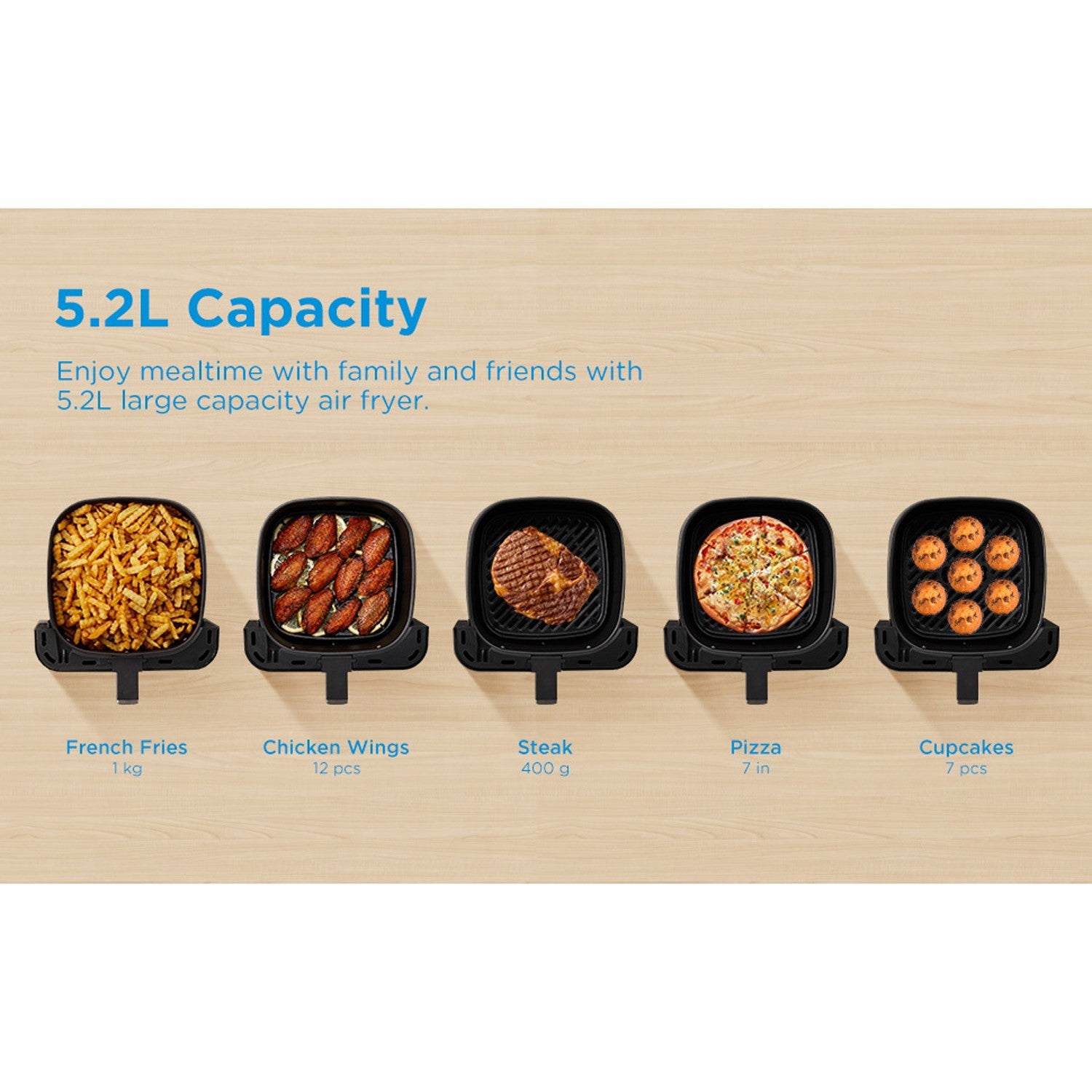 Air fryer K-Series 5.2 liters