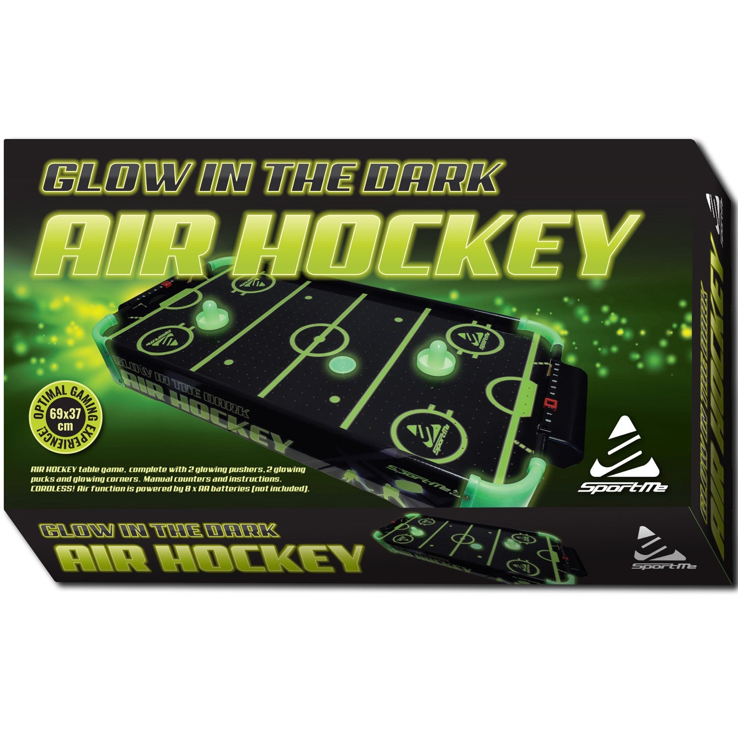 Air hockey game Glow in the Dark