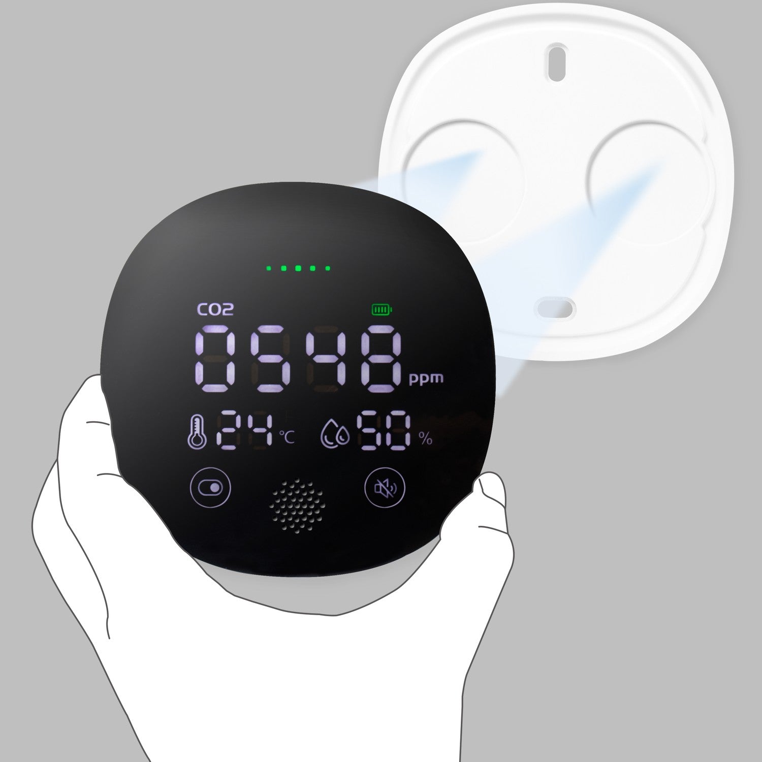 Air quality monitor Carbon dioxide alarm