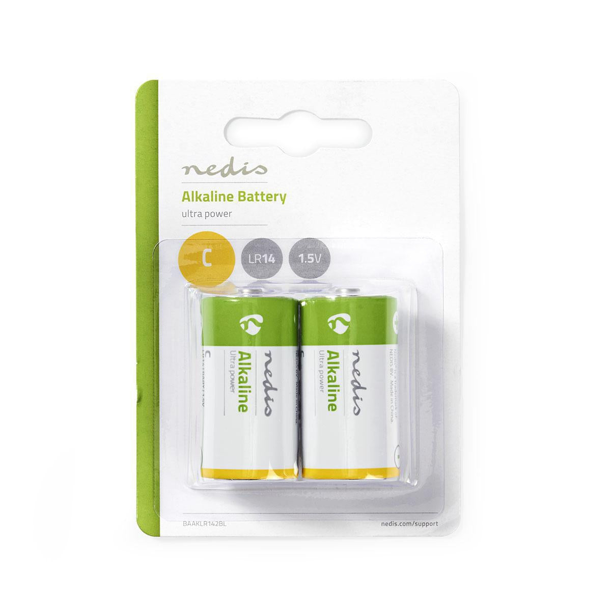 Alkaline battery C | 1.5 V DC | 2-Blister