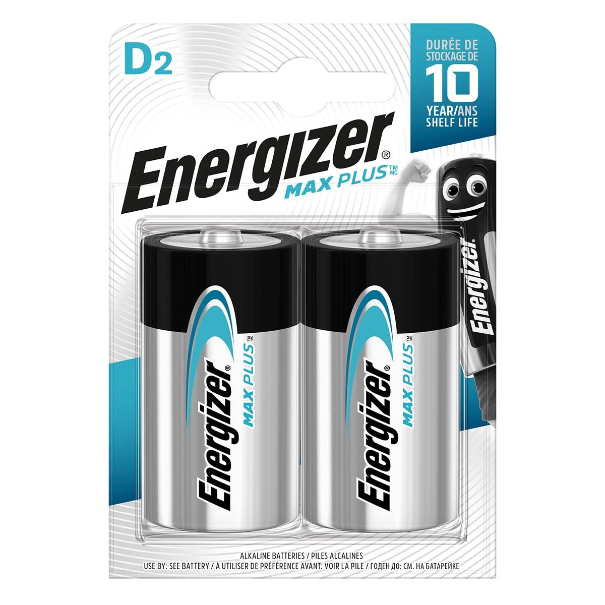 Alkaline battery D | 1.5 V DC | 2-Blister
