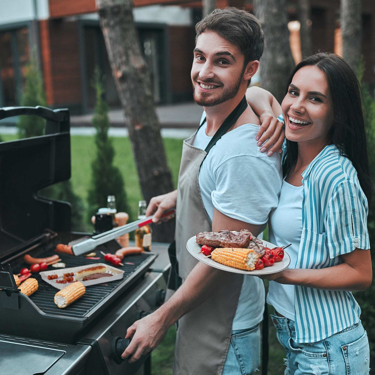 Aluminium Barbecue Trays, Set of 25