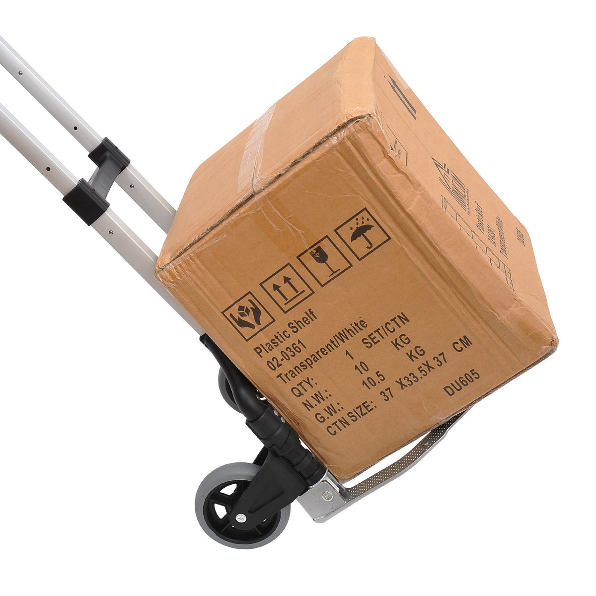 Aluminum Sack Truck Transport Truck Foldable Hand Truck Stacking Truck Aluminum Max. Load Capacity 70 Kg