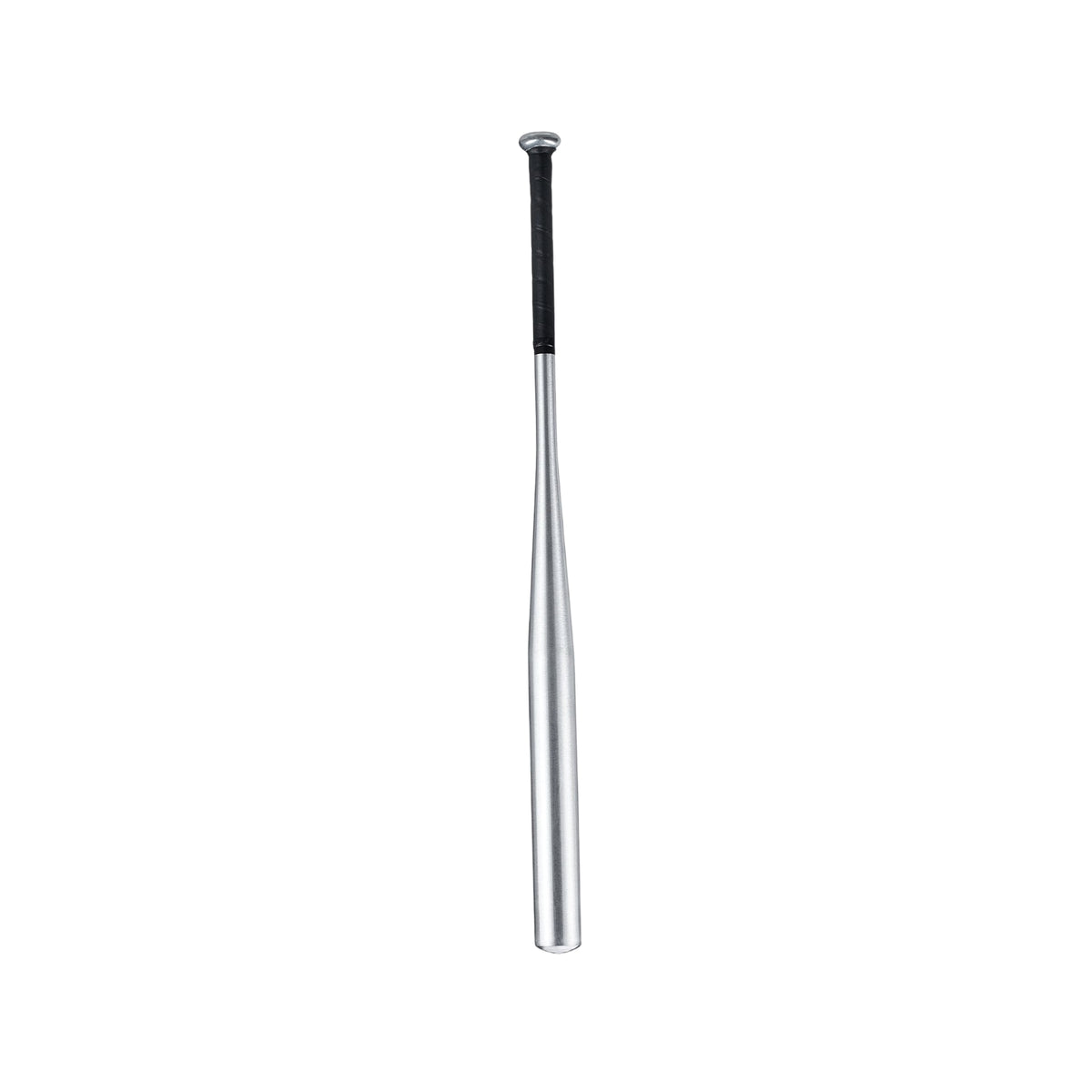 Aluminum baseball bat in silver