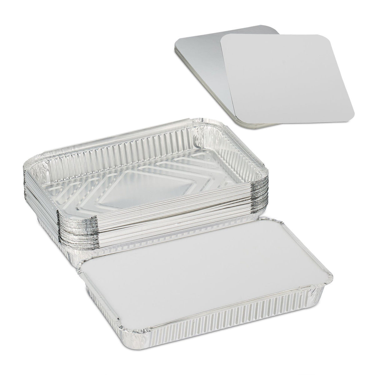 Aluminum molds with lids 25-pack
