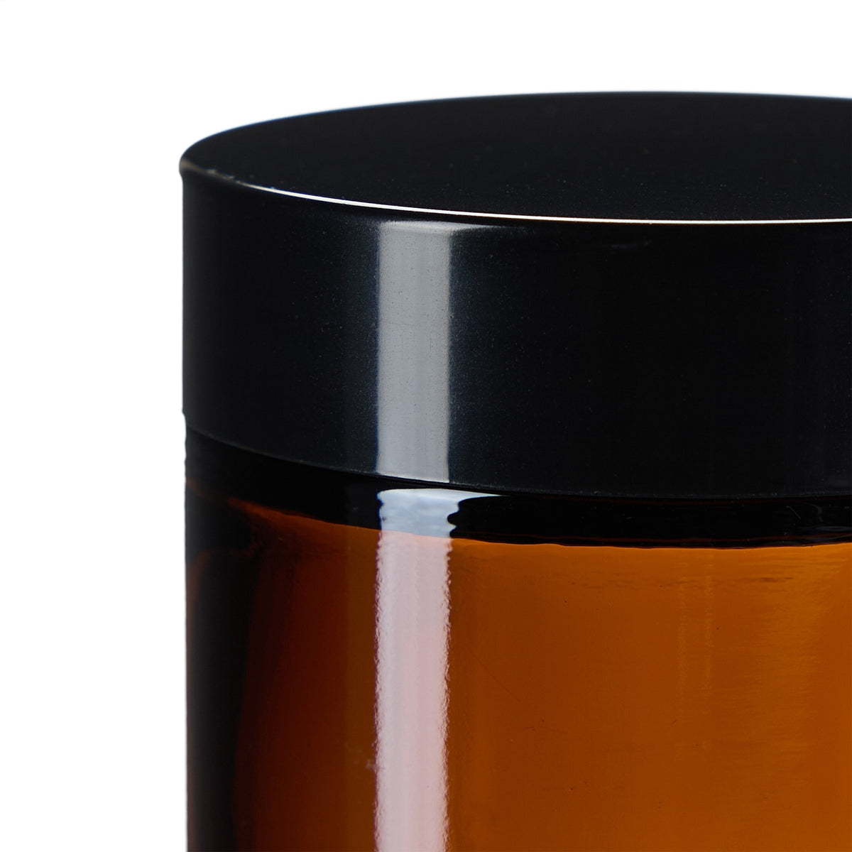 Amber Glass Cream Jars, 60 ml, UV Protection, Leak-Proof