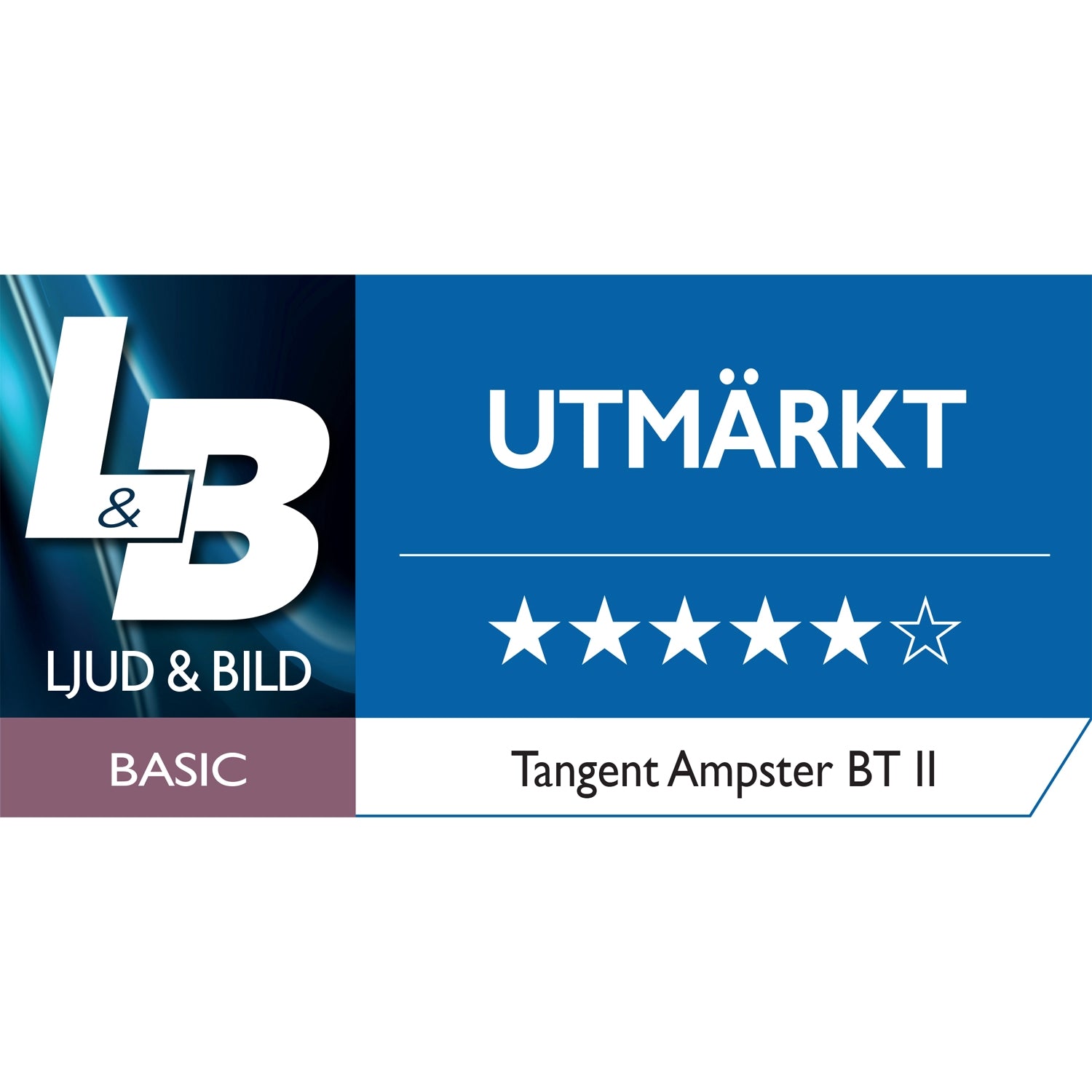 Ampster II Stereo amplifier with bluetooth