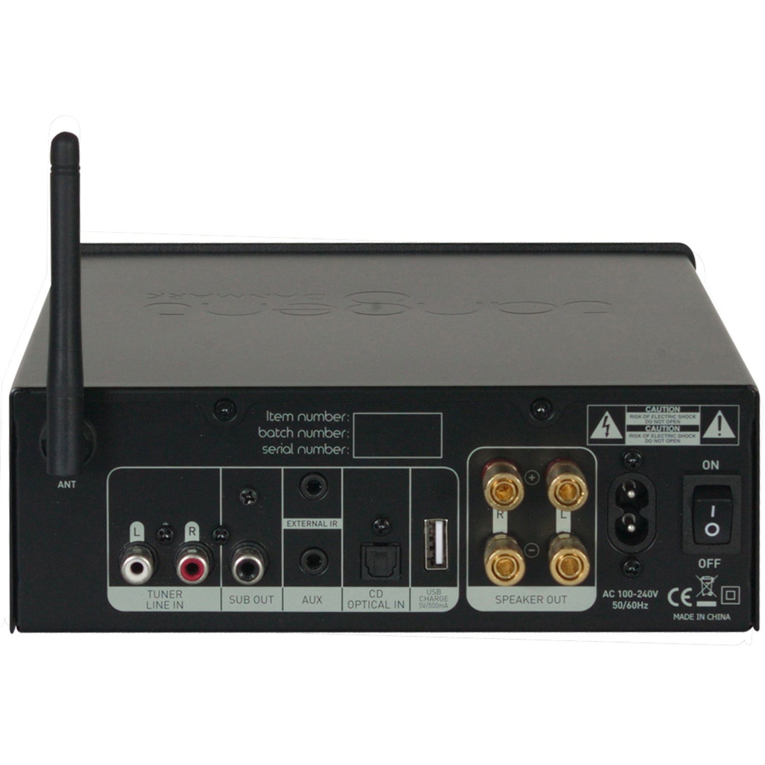 Ampster II Stereo amplifier with bluetooth