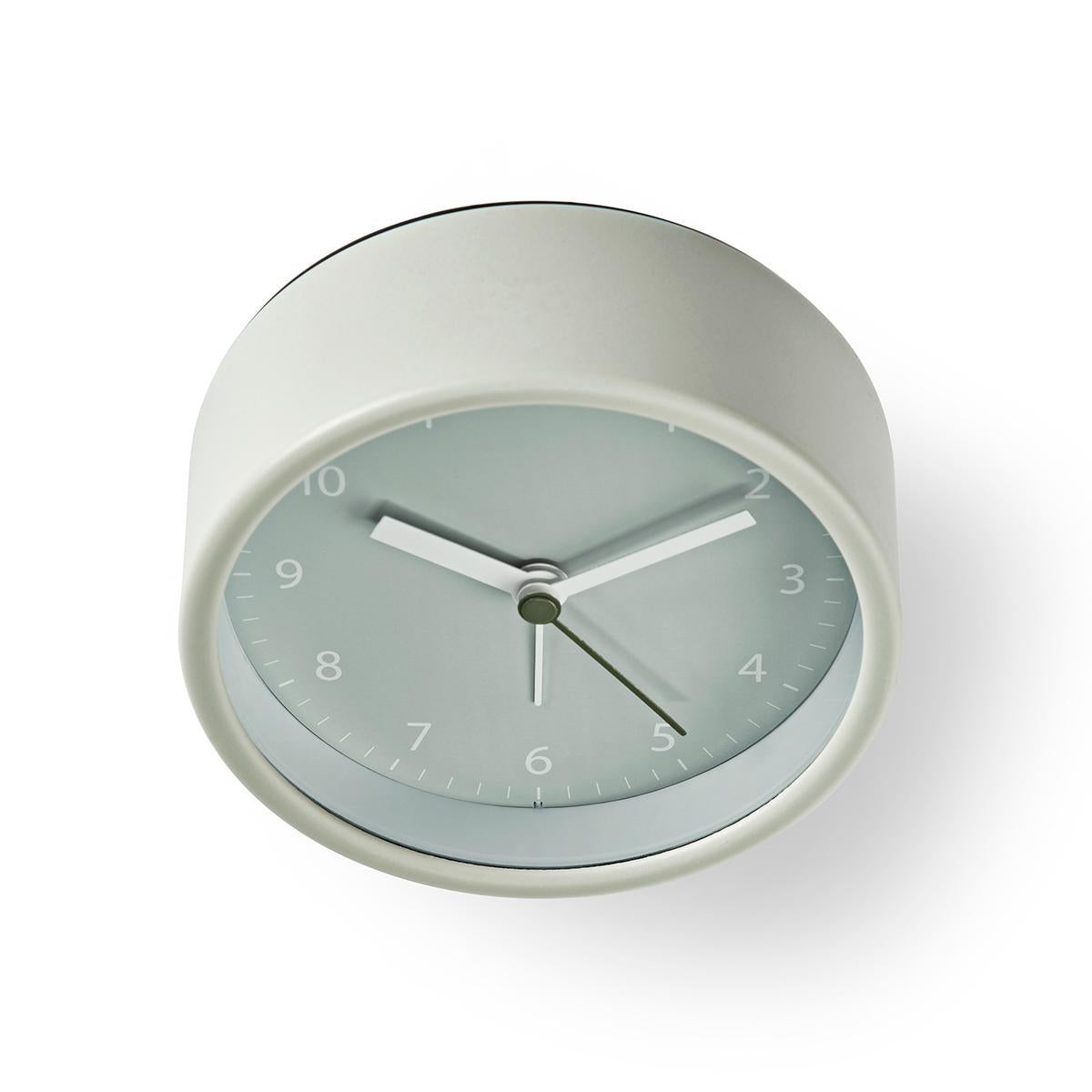 Analog Desk Alarm Clock | Snooze function | Green