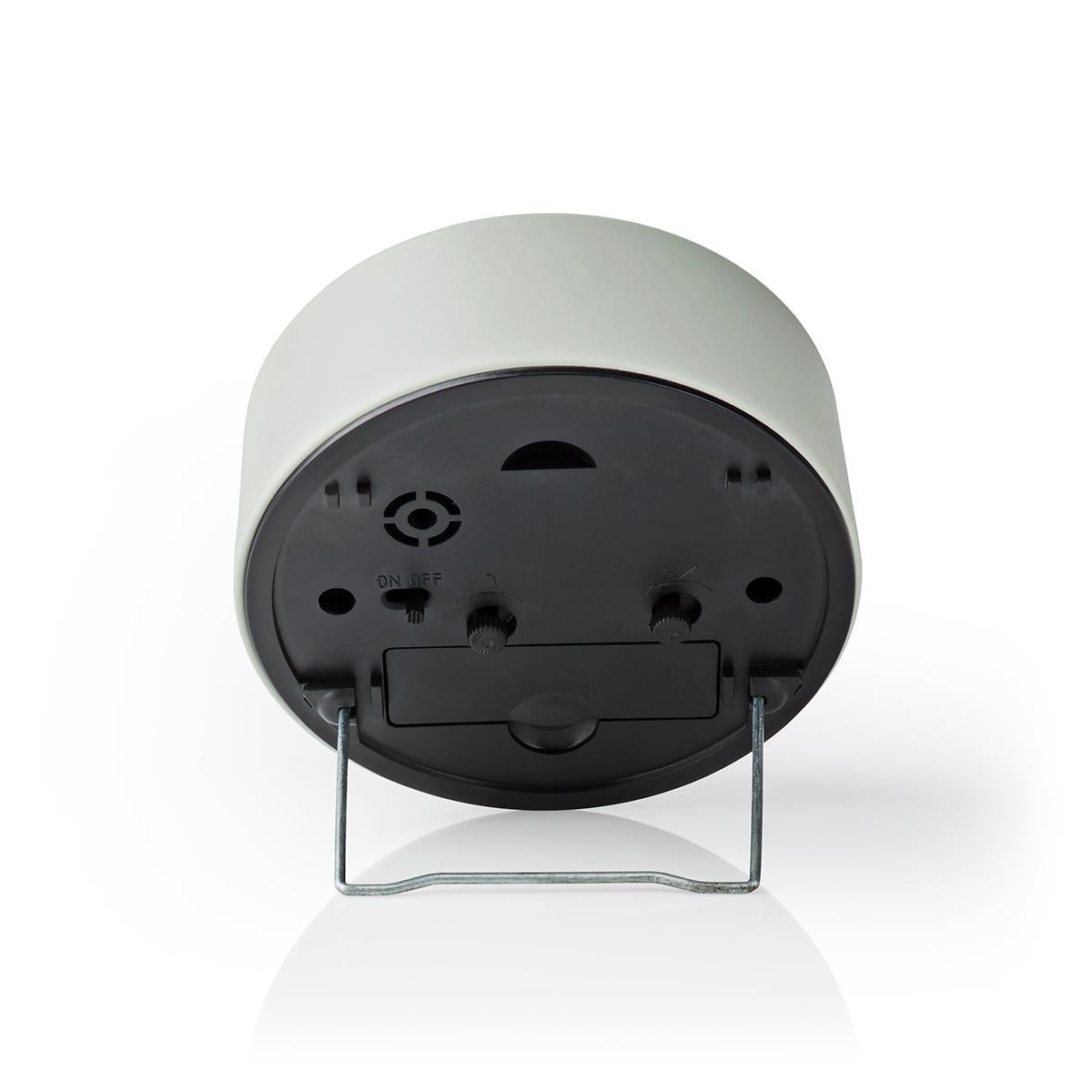 Analog Desk Alarm Clock | Snooze function | Green