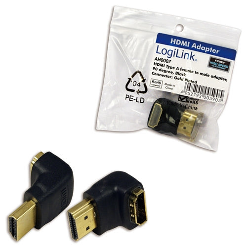 Angled HDMI adapter Ha -> ho