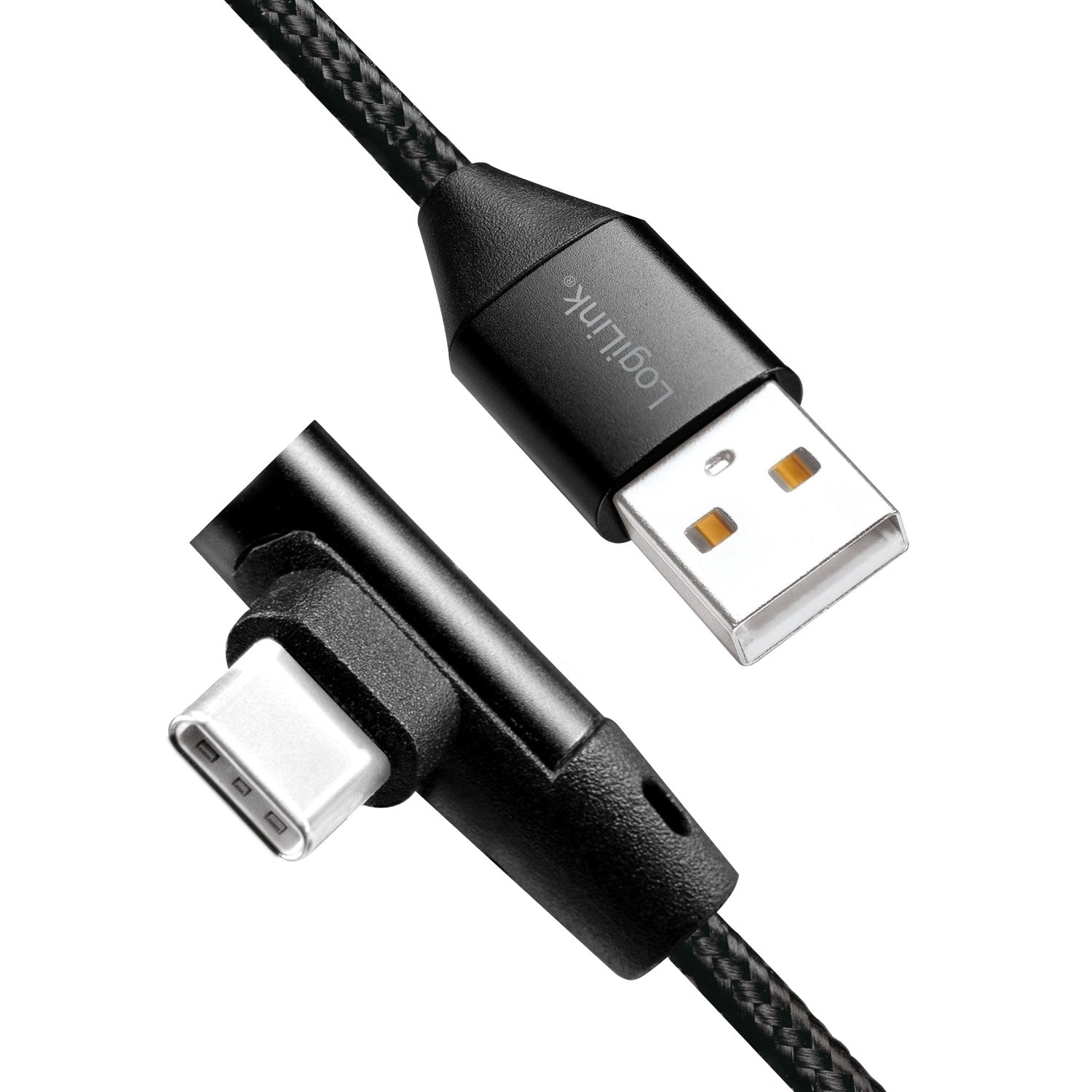 Angled USB-C cable USB 2.0 Max 3A 1m