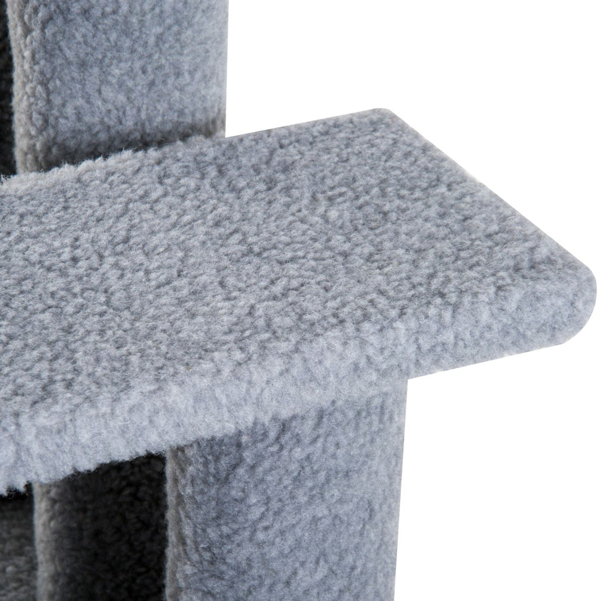 Animal Stairs Cat Stairs Dog Stairs Stairs For Cats And Dogs 4 Steps Gray 63.5X43X60Cm