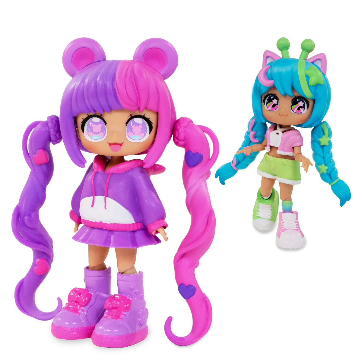 Anime-Inspired Doll Set with Interchangeable Styles