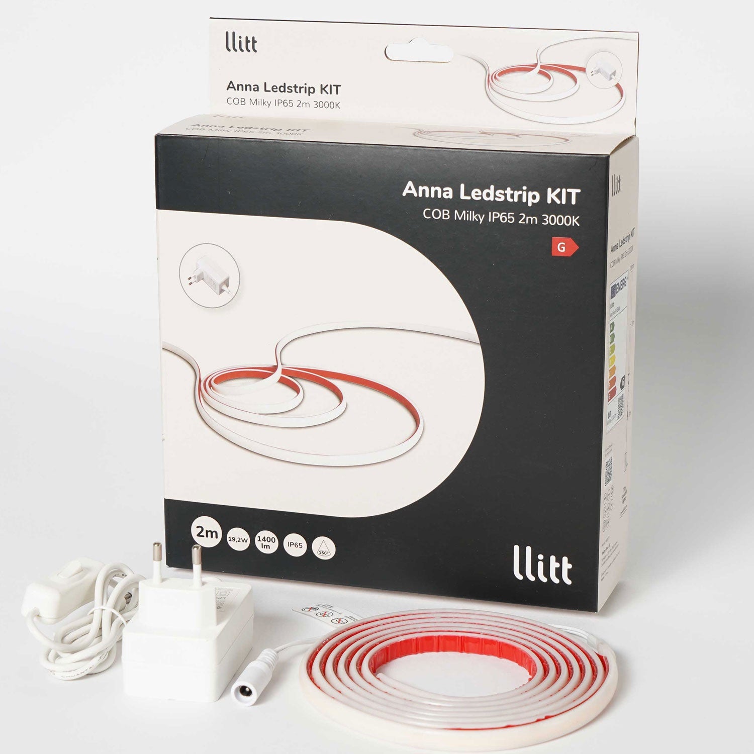 Anna Ledstrip kit COB-LED Milky IP65 2m?? 3000K???