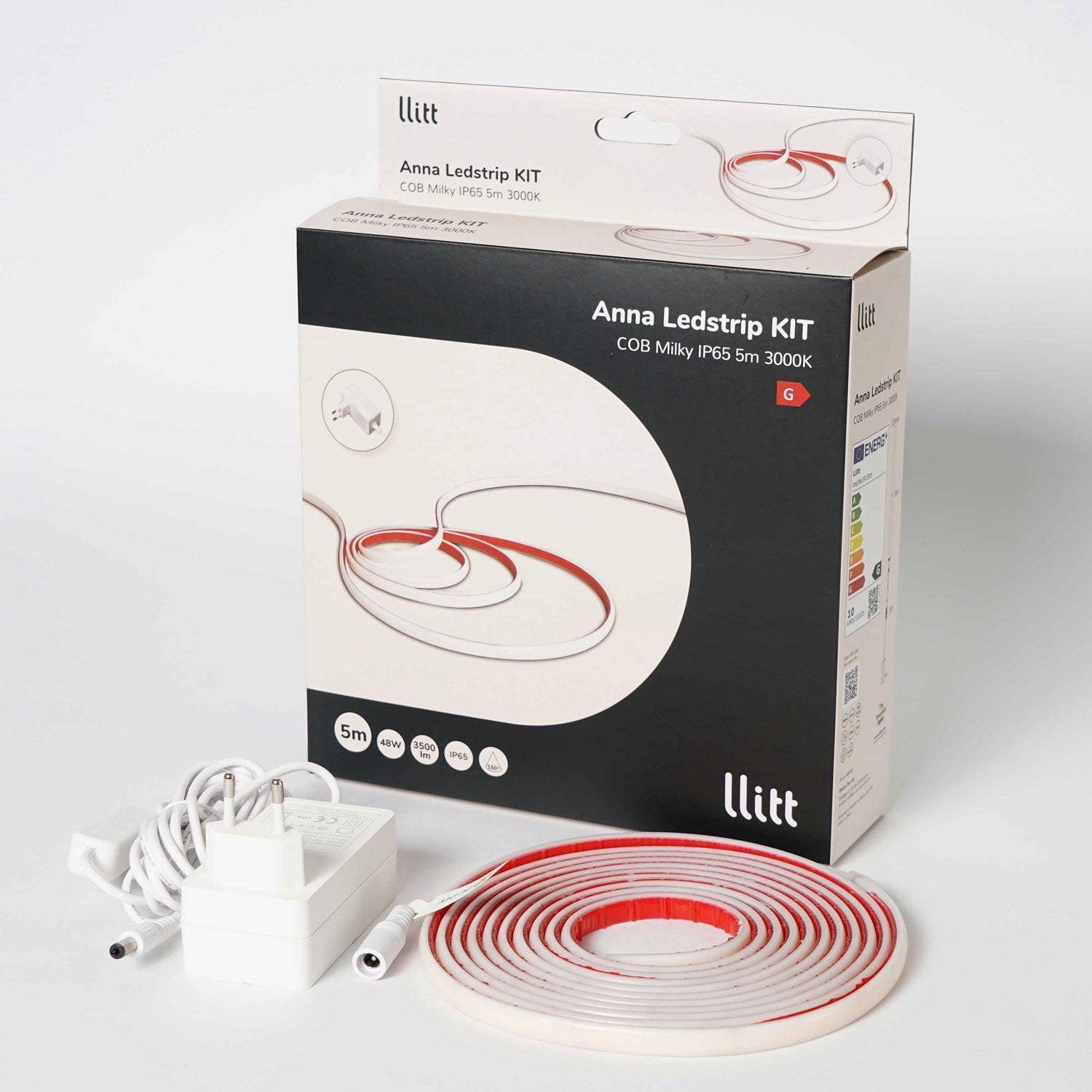 Anna Ledstrip kit COB-LED Milky IP65 5m?? 3000K???