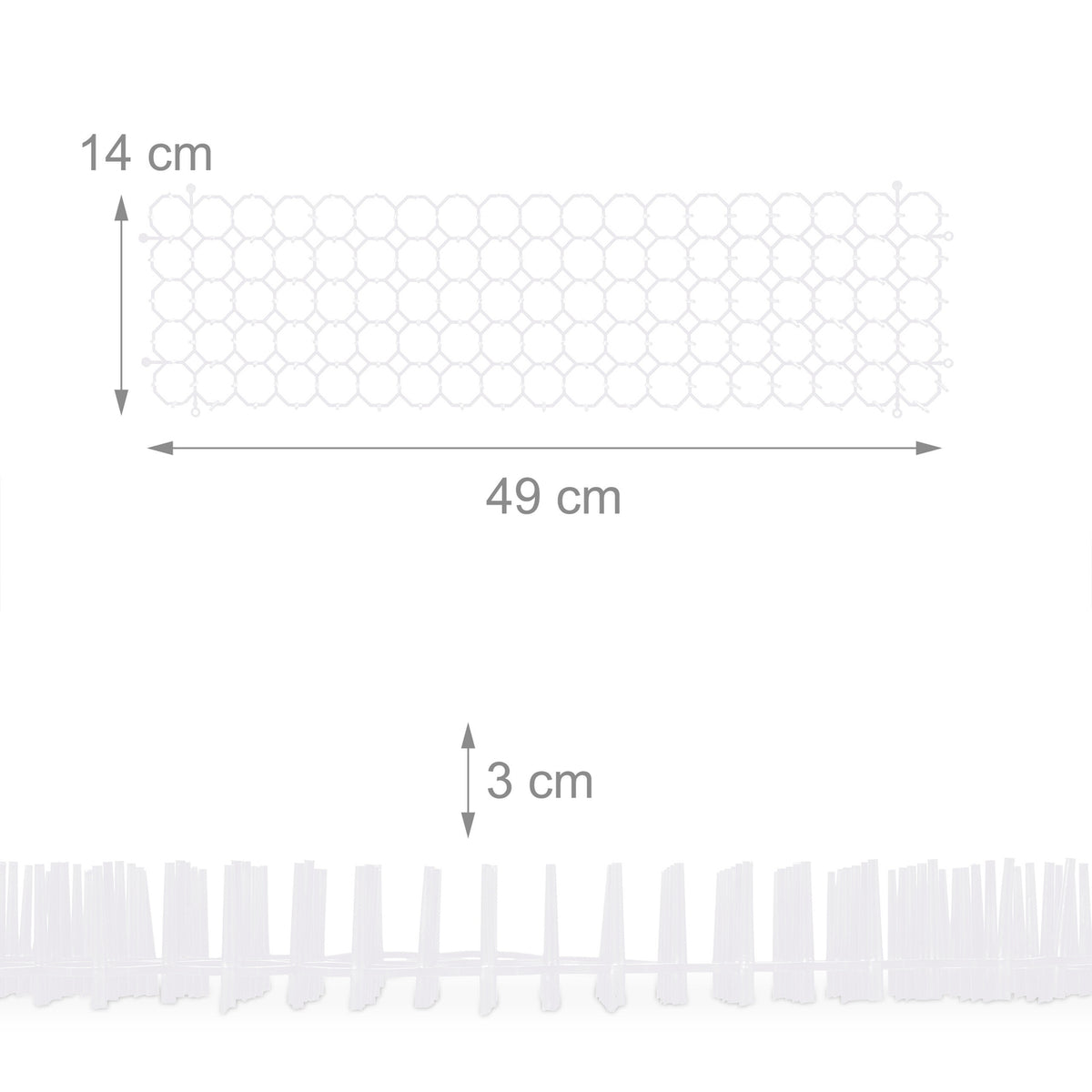 Anti Cat Spike Mats, Set of 12 – Garden Animal Deterrent