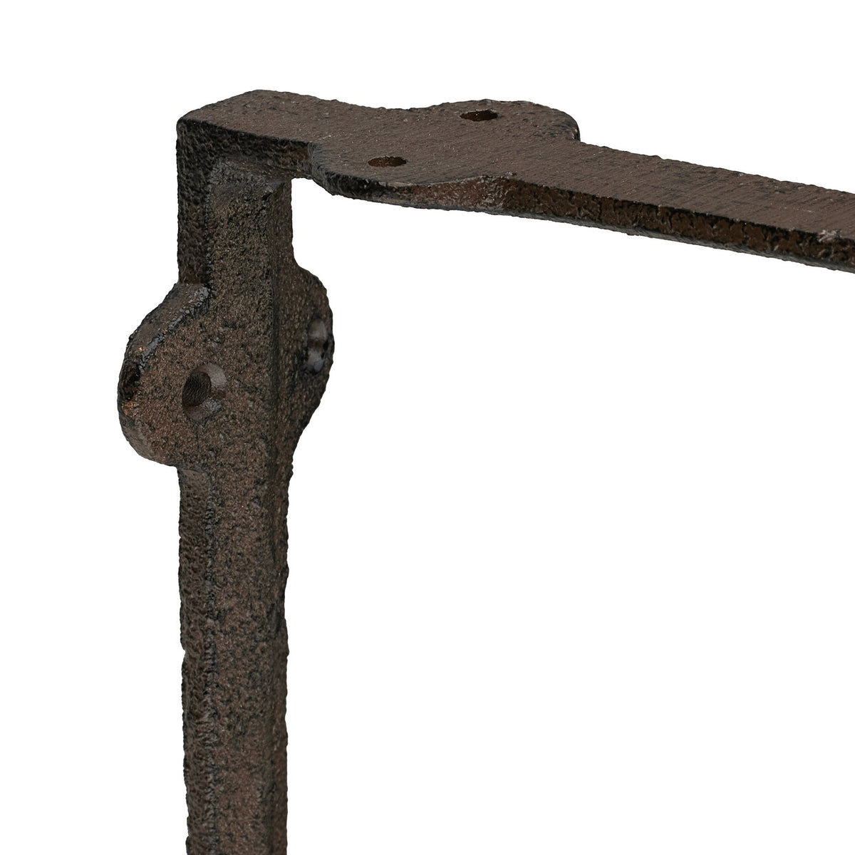 Antique Cast Iron Shelf Brackets, Chain Design, Set of 2