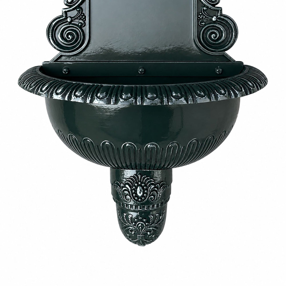 Antique Green XL Wall Fountain – Cast Aluminium