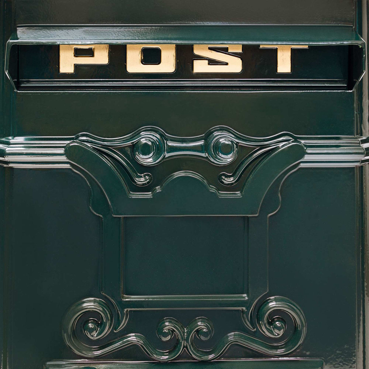 Antique Style Freestanding Mailbox, Cast Aluminium