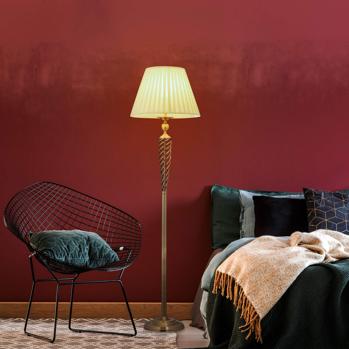 Antique floor lamp