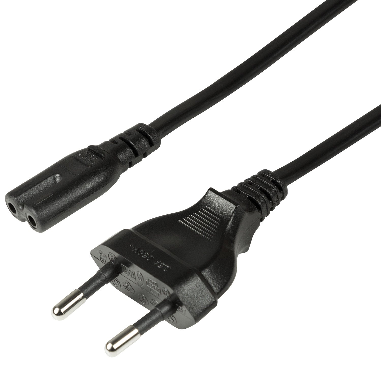Appliance cable Euro - C7 Black 3m