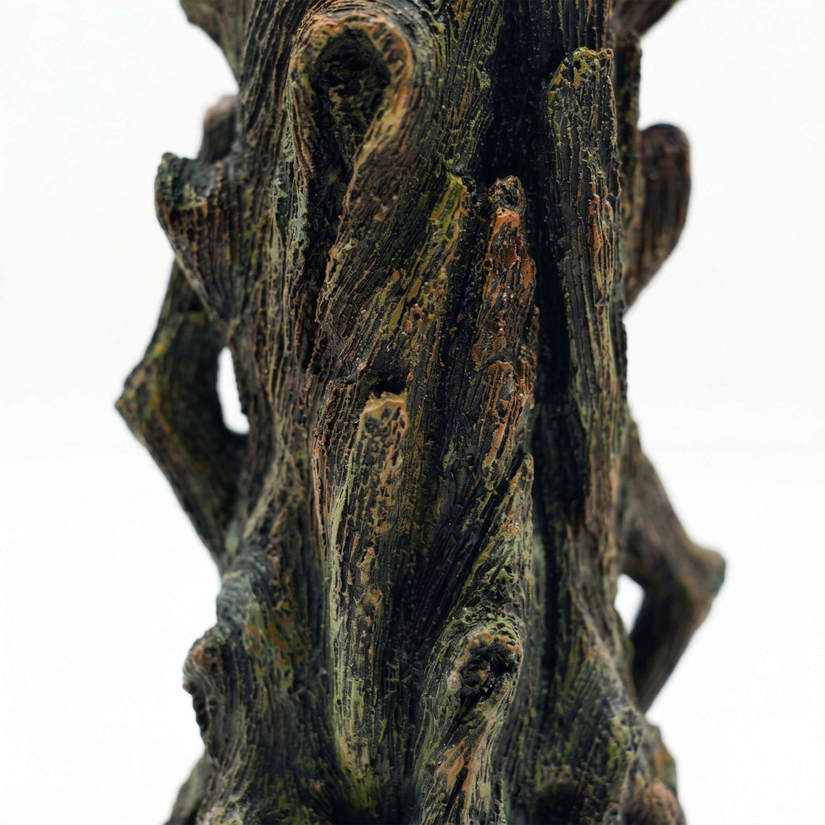 Aquarium Tree Ornament With Face, Cave Hideout, Resin