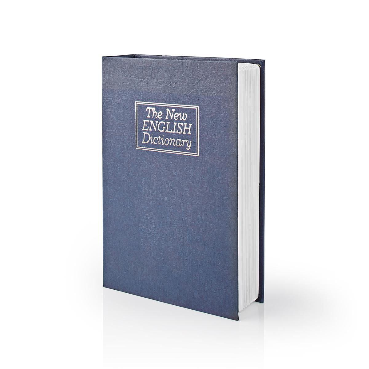 Arch | Book Safe | Keyhole | Indoor | Medium | internal volume: 1.6 l | 2 Keys Included | Blue / Silver