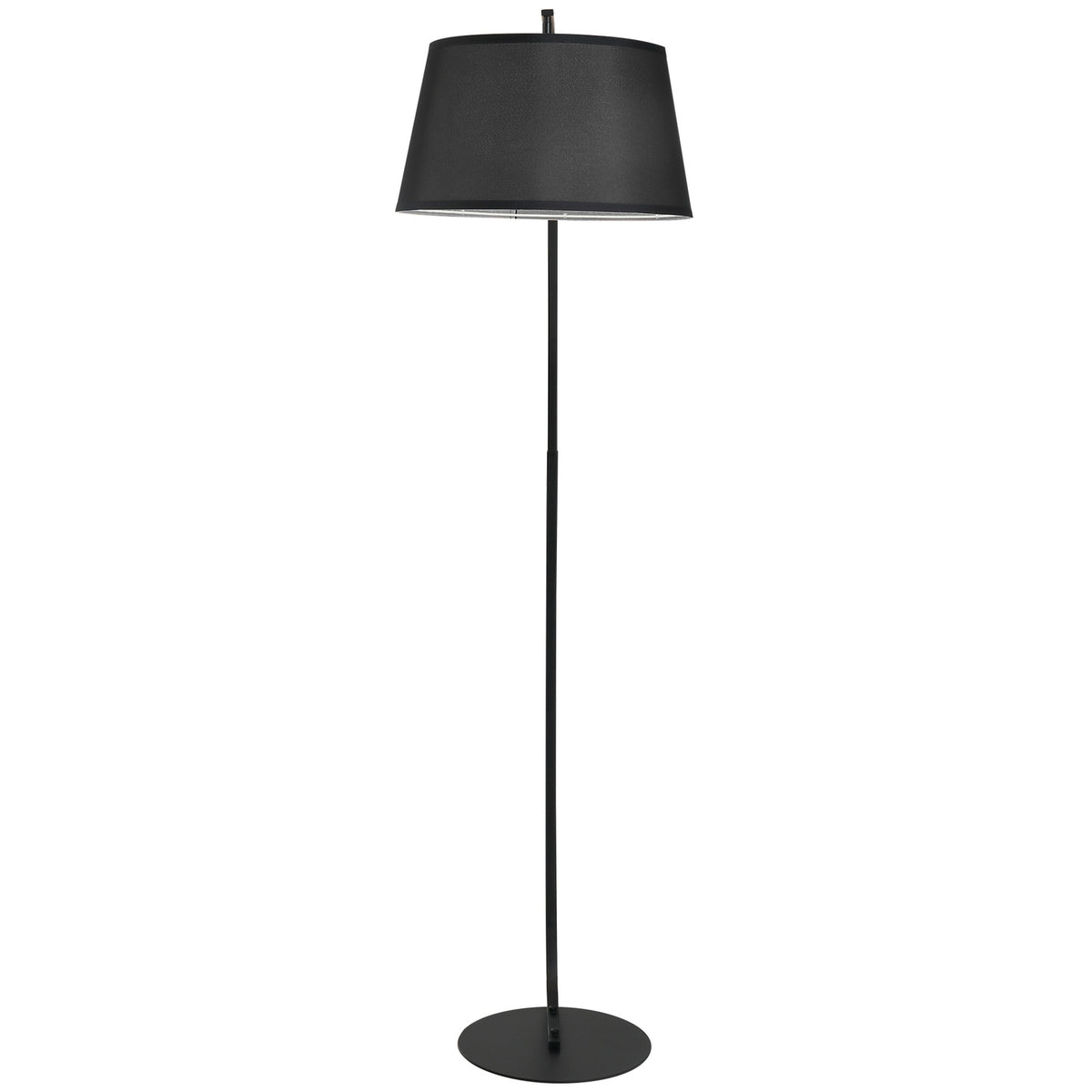 Arc lamp floor lamp Arc - Modern arc lamp made of metal - Floor lamp metal linen black