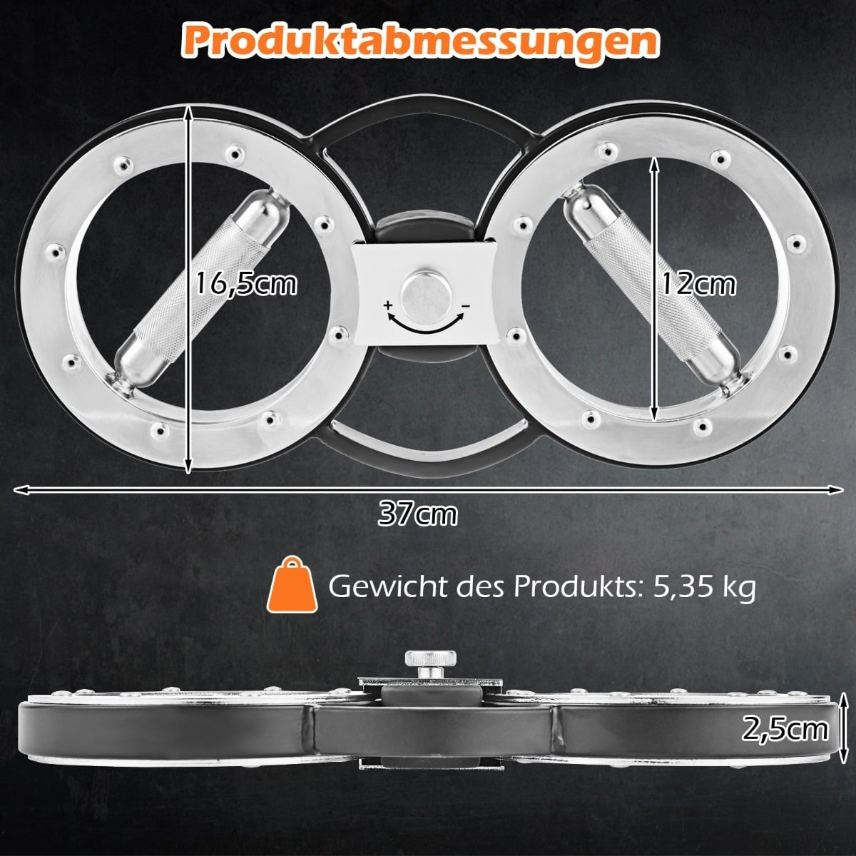 Arm Training Device, Adjustable Resistance, 360 Rotation