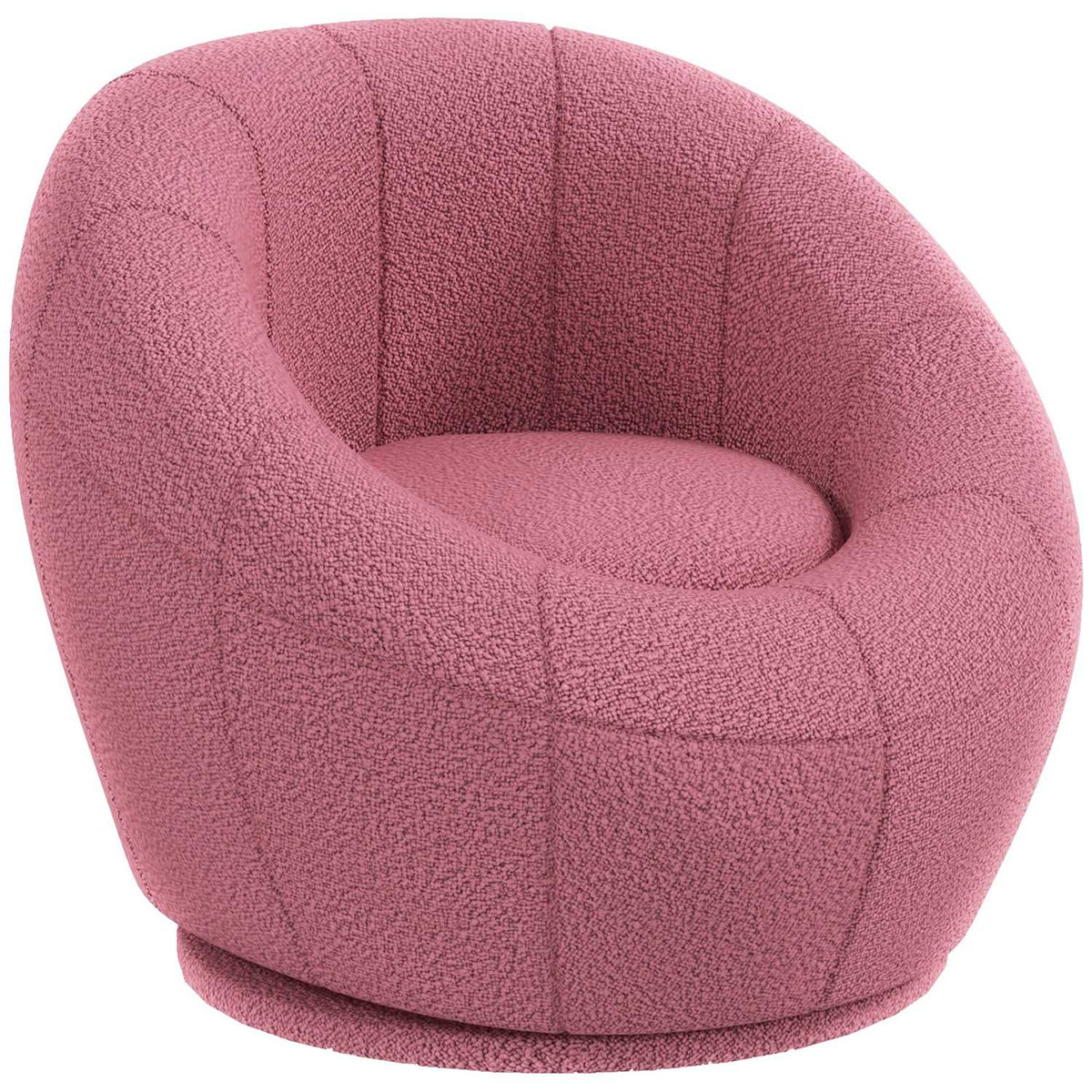 Armchair Rotatable Lounge Chair Single Chair Plush Chair Maximum Load 120 Kg Pink