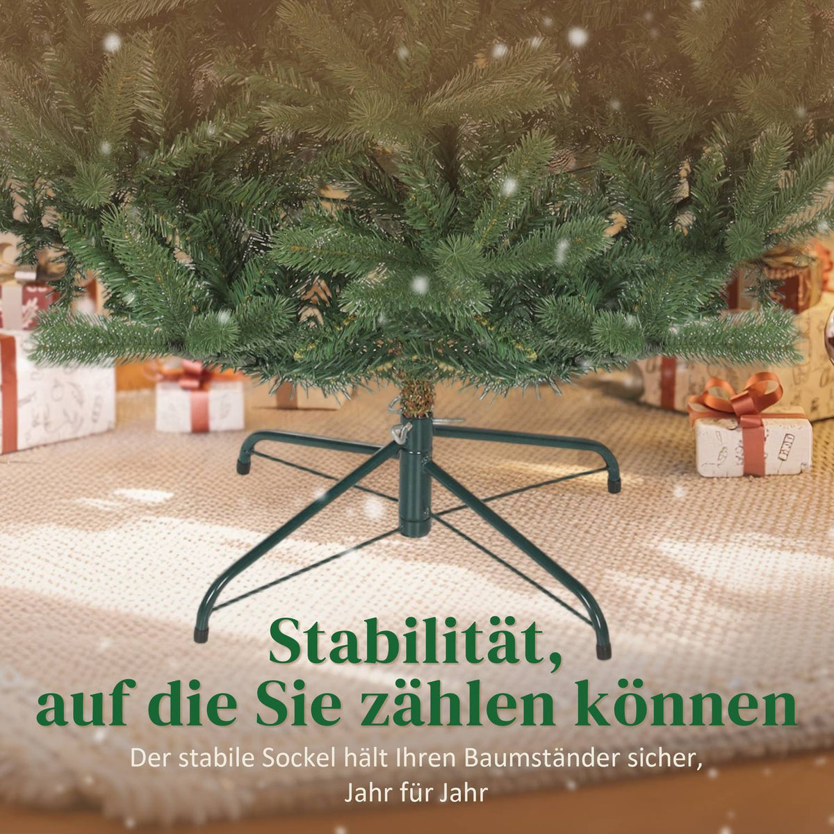 Artificial Christmas Tree, 180 cm, Dense Branches, Flame-Resistant
