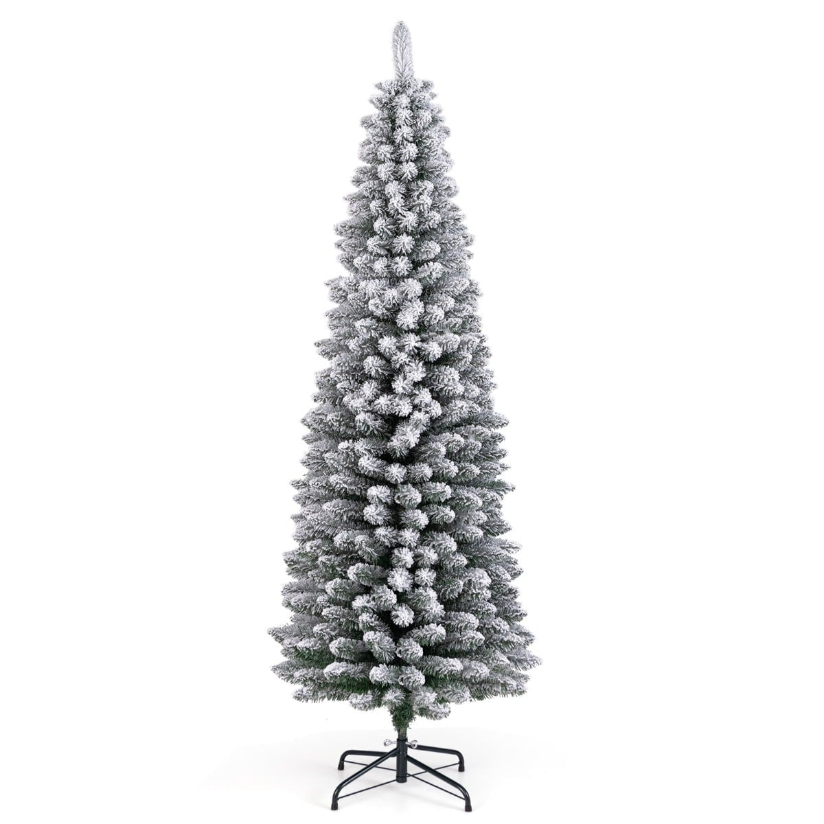 Artificial Christmas Tree, Snow-Flocked, 180 cm, PVC