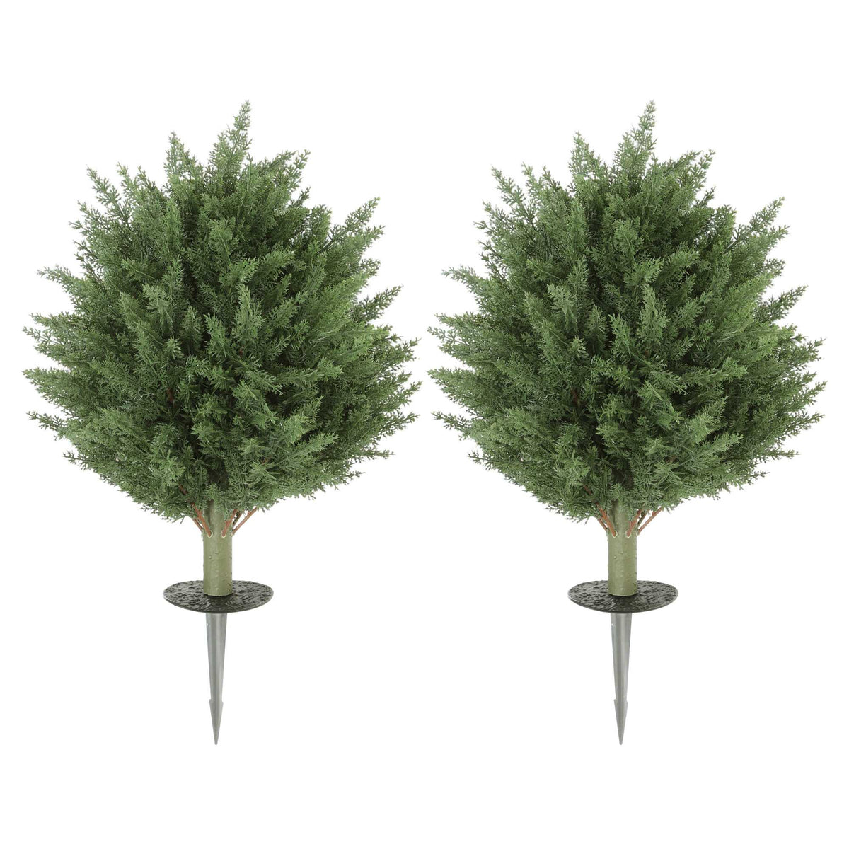Artificial Cypress Plants, UV-Resistant, 2-Pack, 40x60 cm