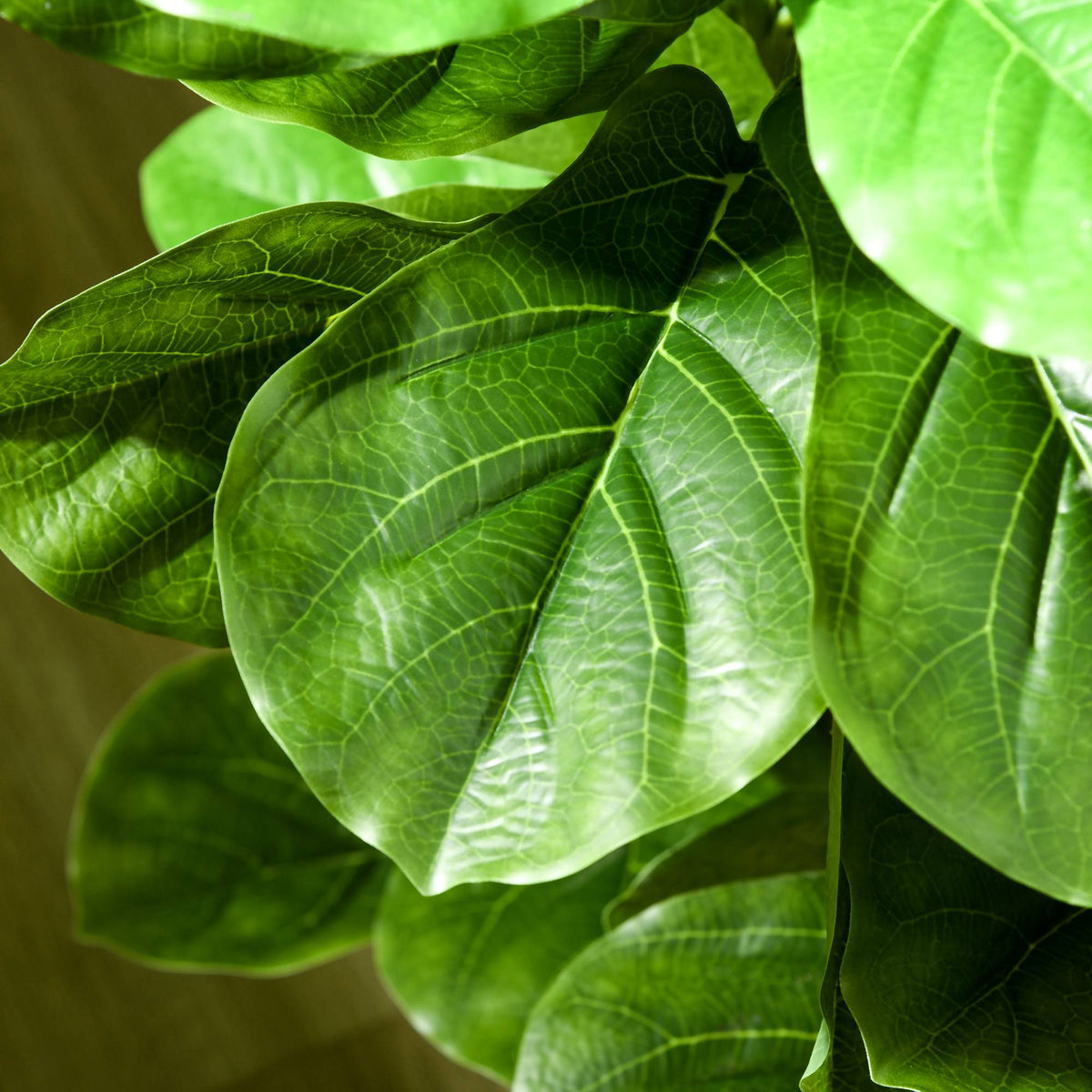 Artificial Ficus Plant, 110 cm, 90 Leaves with Pot