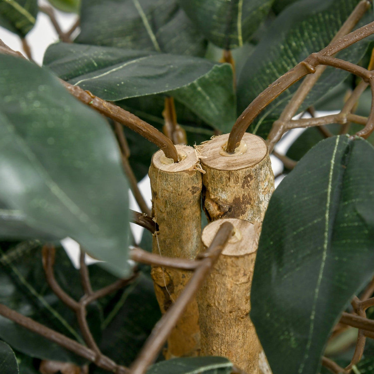 Artificial Ficus Tree Decorative Artificial Plant 150Cm Indoor & Outdoor In Plastic Pot