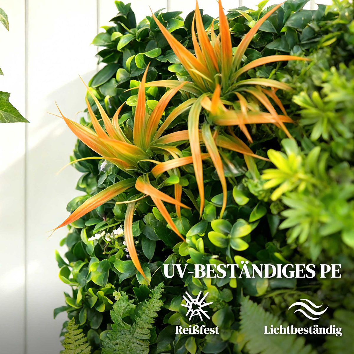 Artificial Hedge Panel, 100x100 cm, UV Resistant