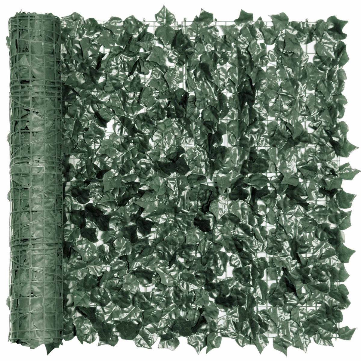 Artificial Hedge Privacy Screen, 240x100cm, Dark Green
