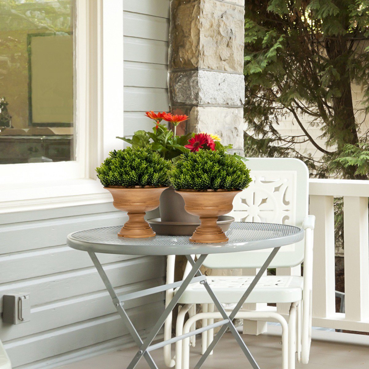 Artificial Mini Potted Plants Set Of 4 For Home, Office