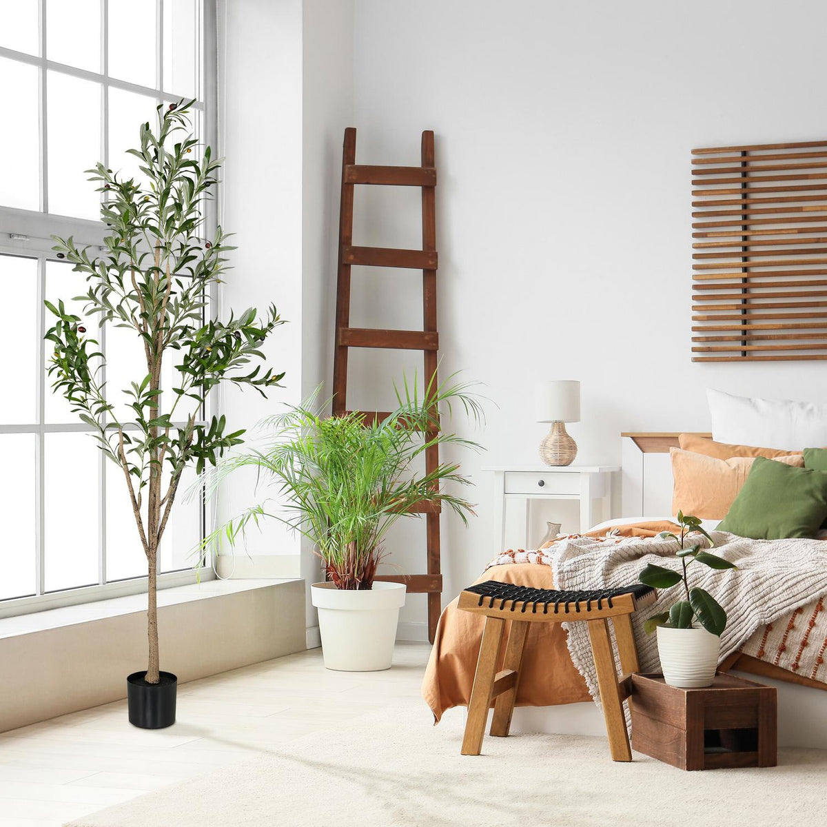 Artificial Olive Tree in Pot – Realistic, Low-Maintenance