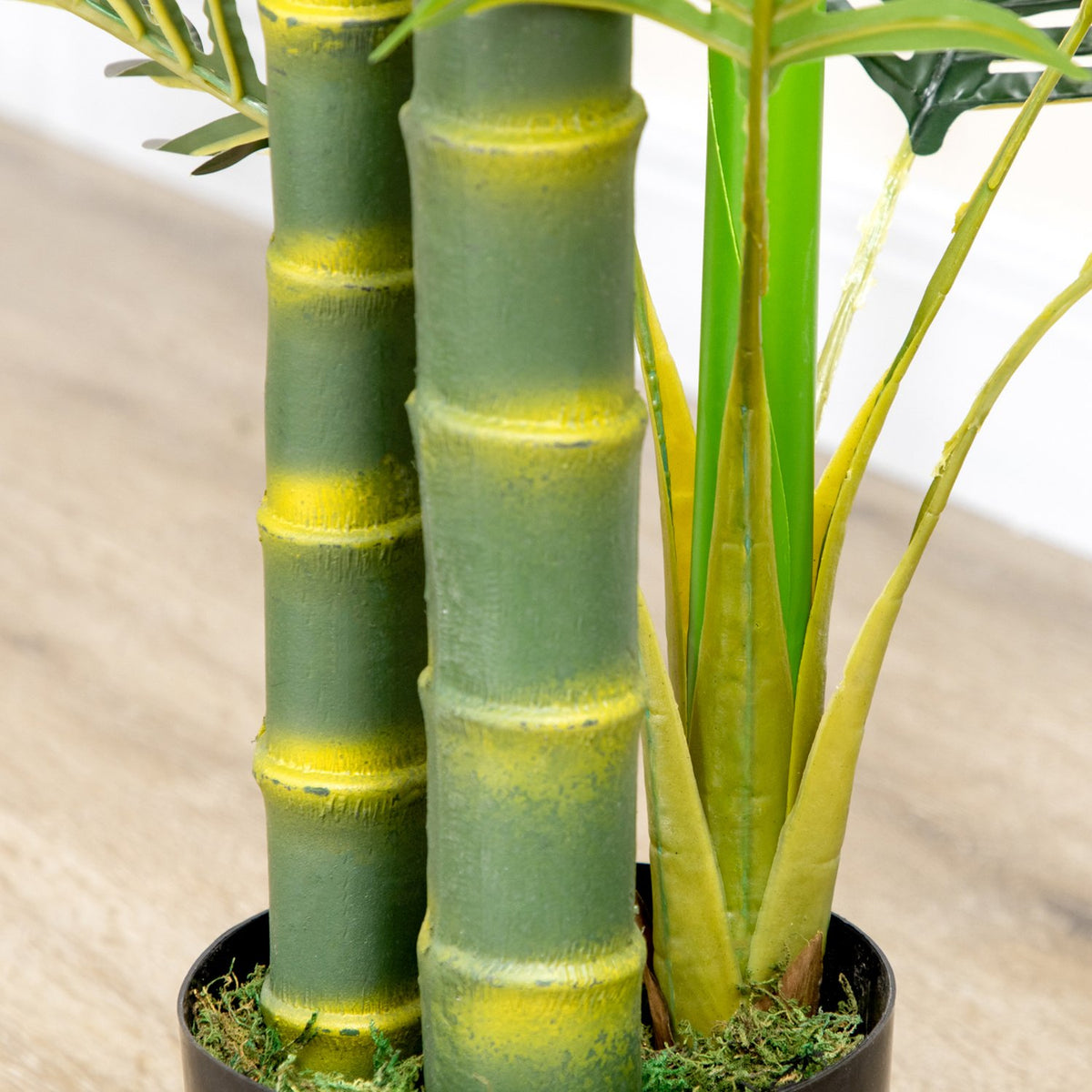 Artificial Palm Tree Artificial Plant Cement Filling 150Cm Indoor Green