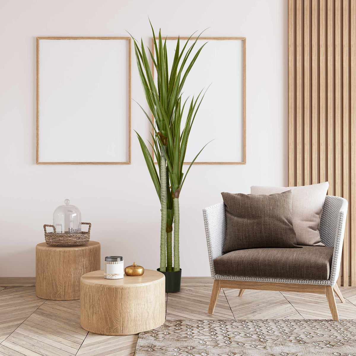 Artificial Yucca Plant, 190 cm, Indoor/Outdoor, Low Maintenance