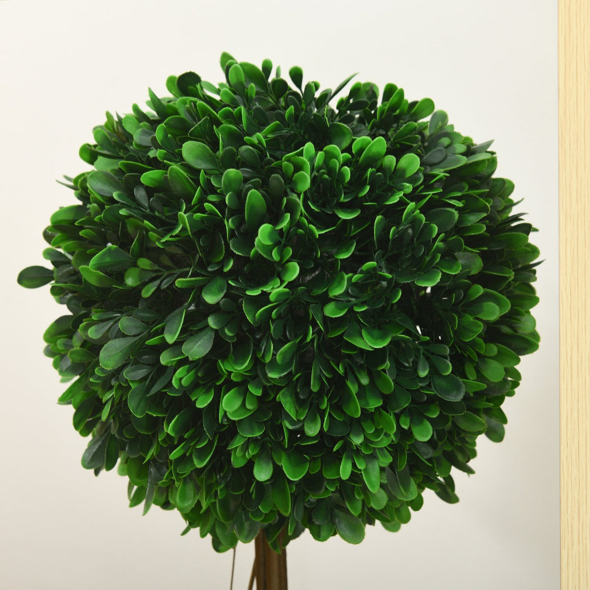 Artificial boxwood set of 2, UV-resistant artificial plants, 60cm, in flower pot, for living room, green
