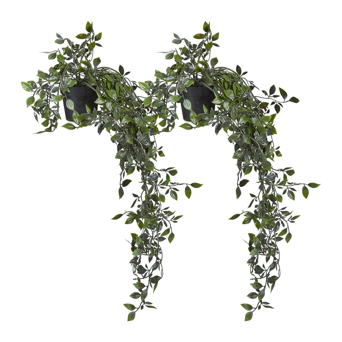 Artificial hanging plants set of 2