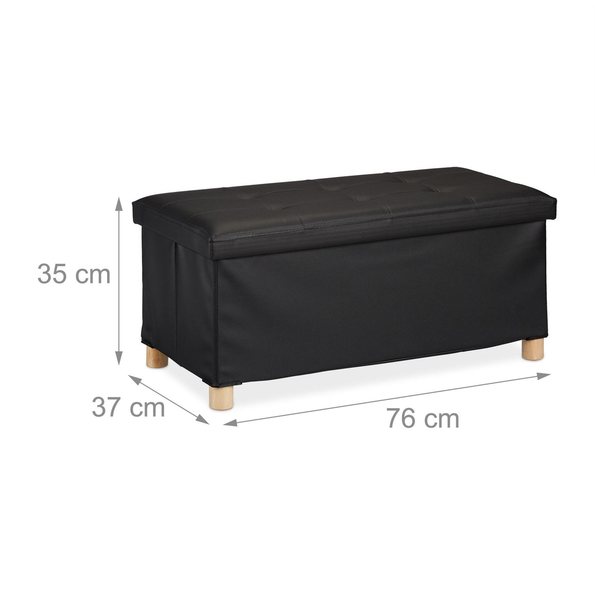 Artificial leather bench