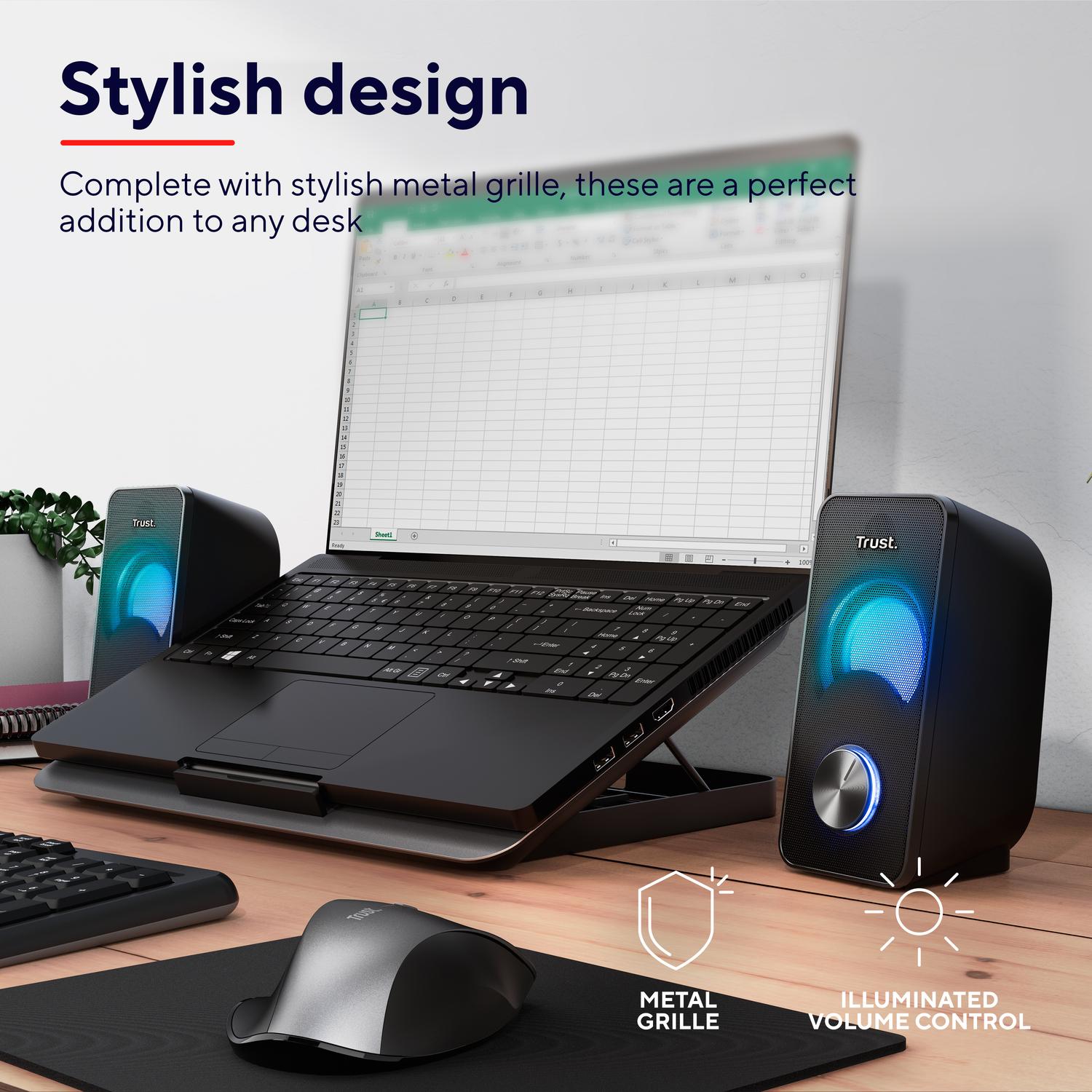 Arys Compact 2.0 speakers RGB