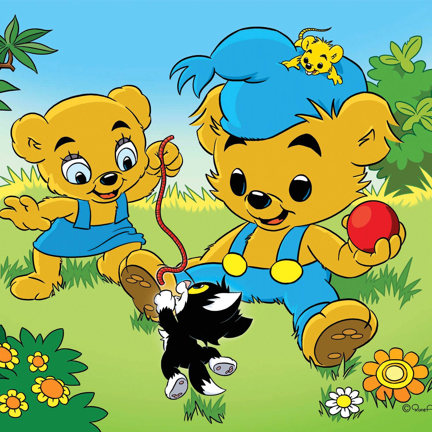 Ash puzzle wooden teddy bear 6 piece